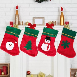Foto 5 | Foto 5 | Botas Navideñas Mini Decoración Adorno Dulcero Navidad 12pcs Rojas