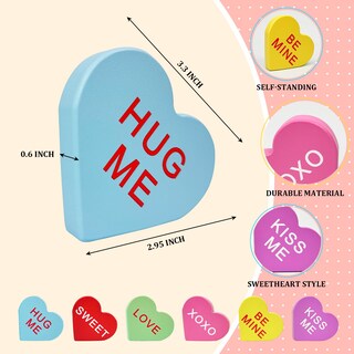 Foto 3 | Foto 3 | Decoraciones Leetous Para Conversar Con Corazones Para El Día De San Valentín, 6 Unidades - Venta Internacional.