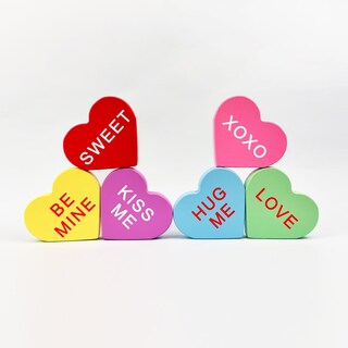 Foto 5 | Foto 5 | Decoraciones Leetous Para Conversar Con Corazones Para El Día De San Valentín, 6 Unidades - Venta Internacional.