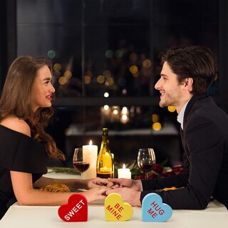 Foto 6 | Foto 6 | Decoraciones Leetous Para Conversar Con Corazones Para El Día De San Valentín, 6 Unidades - Venta Internacional.