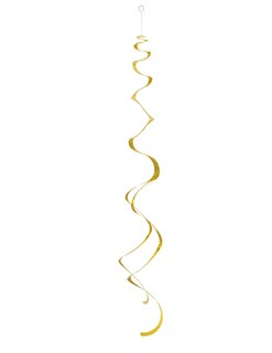 Foto 1 | Foto 1 | Decoraciones Colgantes En Forma De Espiral, Únicas E Impresionantes, Doradas (paquete De 8) - Venta Internacional.