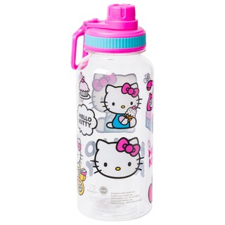 Foto 3 | Foto 3 | Botella De Agua Silver Buffalo Hello Kitty Icons De 950 Ml Con Pegatina - Venta Internacional.