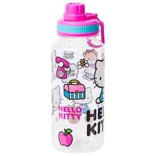 Foto 4 | Foto 4 | Botella De Agua Silver Buffalo Hello Kitty Icons De 950 Ml Con Pegatina - Venta Internacional.