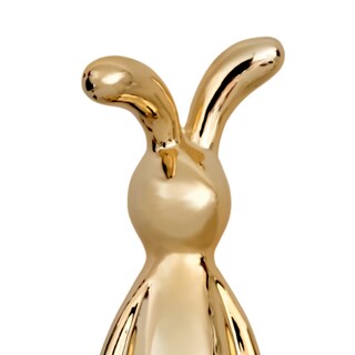 Foto 3 | Foto 3 | Figura Decorativa - Forma De Conejo Dorado