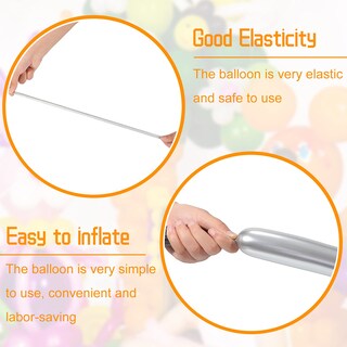 Foto 5 | Foto 5 | Twisting Balloons Skylety 260, Látex Metálico, 50 Unidades, Color Plateado - Venta Internacional.