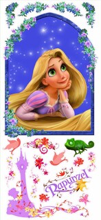 Foto 4 | Foto 4 | Adhesivos De Pared Disney Tangled Rapunzel Roommates Rmk1525gm - Venta Internacional.