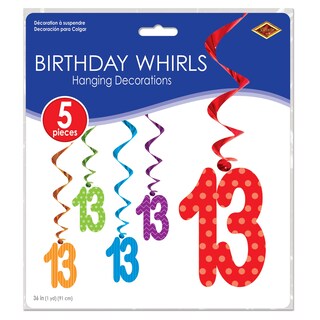 Foto 4 | Foto 4 | Whirls Beistle 13 Con 5 Espirales De 91 Cm De Largo Para Fiesta De Cumpleaños - Venta Internacional.