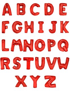 Foto 2 | Foto 2 | Globo Con Letras De Aluminio Funny Fashion F-40 Rojo - Venta Internacional.