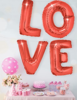 Foto 3 | Foto 3 | Globo Con Letras De Aluminio Funny Fashion F-40 Rojo - Venta Internacional.