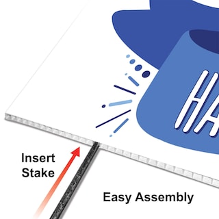 Foto 4 | Foto 4 | Letrero De Patio Beistle Jumbo Feliz Día Del Padre Con Estacas De Metal - Venta Internacional.