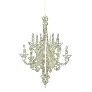 Foto 1 | Foto 1 | Candelabro Vickerman Con Purpurina De Champán Con Adorno Navideño - Venta Internacional.