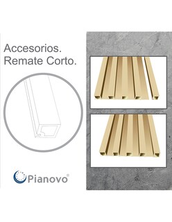 Foto 4 | Foto 4 | Lambrin Decorativo para Interior Roble Natural 10 Piezas
