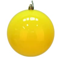 Adorno Para Árbol De Navidad Vickerman 623992-2.4, Amarillo Brillante - Venta Internacional.