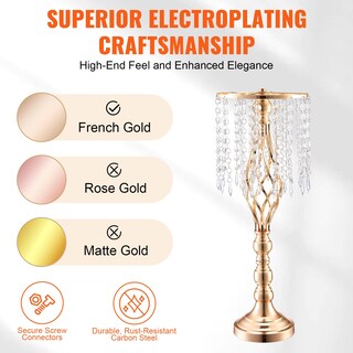 Foto 3 | Foto 3 | Soporte para Flores Vevor Crystal 10 Piezas Doradas - Venta Internacional