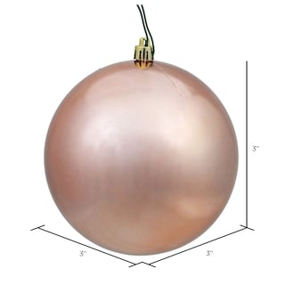 Foto 5 | Foto 5 | Bola Brillante De Oro Rosa De Ornament Vickerman De 3 Cm, 12 Unidades - Venta Internacional.