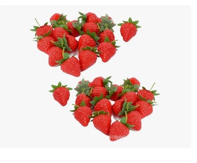 Foto 1 | Foto 1 | 50 Fresas Simuladas Fresas Falsas Simuladas
