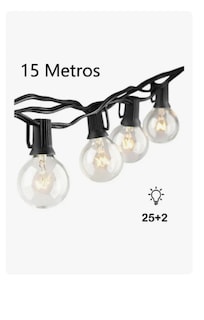 Foto 2 | Foto 2 | Guirnalda de Luces Xtellar Focos Vidrio 14 m