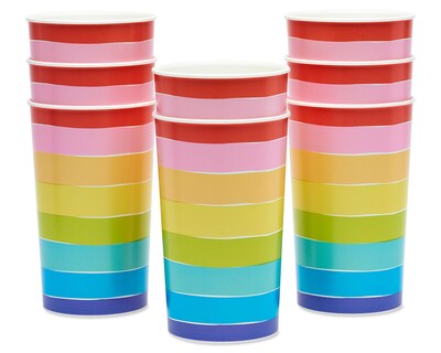 Foto 2 | Foto 2 | Utensilios Para Fiestas American Greetings Rainbow, 650 Ml (8) - Venta Internacional.