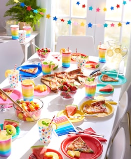 Foto 3 | Foto 3 | Utensilios Para Fiestas American Greetings Rainbow, 650 Ml (8) - Venta Internacional.