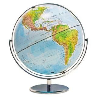 Foto 1 | Foto 1 | Escritorio World Globe Advantus De 30 Cm Con Océanos Azules Para El Hogar - Venta Internacional.