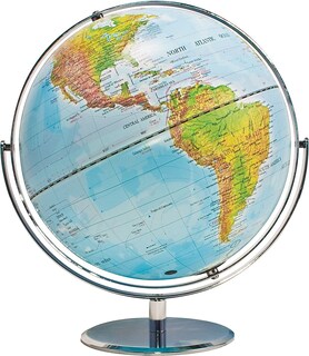 Foto 2 | Foto 2 | Escritorio World Globe Advantus De 30 Cm Con Océanos Azules Para El Hogar - Venta Internacional.