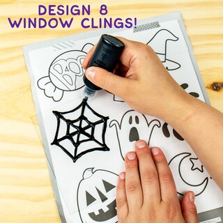 Foto 4 | Foto 4 | Set De Arte Para Ventana Hecho Por Mí Para Crear Tu Propio Halloween - Venta Internacional.