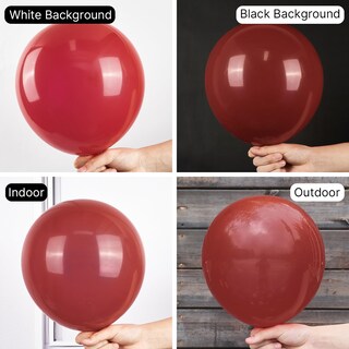 Foto 2 | Foto 2 | Globos Partywoo Rojo Rubí De 12 Pulgadas, 101 Unidades, Para Decoración - Venta Internacional.