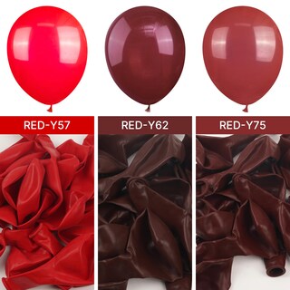 Foto 3 | Foto 3 | Globos Partywoo Rojo Rubí De 12 Pulgadas, 101 Unidades, Para Decoración - Venta Internacional.