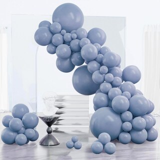 Foto 1 | Foto 1 | Balloon Partywoo Dusty Blue, 85 Unidades, Diferentes Tamaños - Venta Internacional.