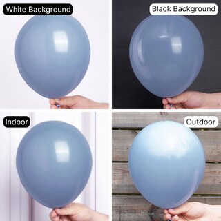 Foto 3 | Foto 3 | Balloon Partywoo Dusty Blue, 85 Unidades, Diferentes Tamaños - Venta Internacional.