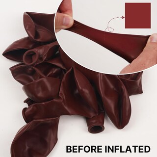 Foto 5 | Foto 5 | Balloon Partywoo Rojo Rubí, Paquete De 100 Unidades De Diferentes Tamaños - Venta Internacional.