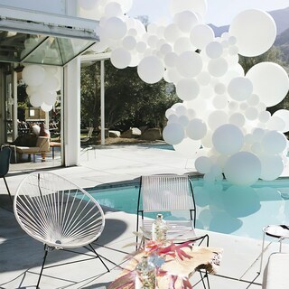 Foto 6 | Foto 6 | Globos Partywoo Blancos, 50 Unidades, 30 Cm, Mate, Para Decoración - Venta Internacional.
