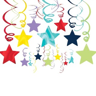 Foto 1 | Foto 1 | Decoraciones Colgantes En Forma De Espiral Amscan Sparkling Shooting Star - Venta Internacional.