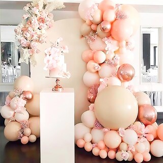 Foto 6 | Foto 6 | Balloon Partywoo, Látex Rosa Pálido, 85 Unidades, Diferentes Tamaños - Venta Internacional.