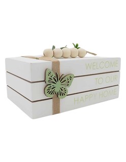 Foto 4 | Foto 4 | Set De 2 Libros Decorativos Zense Nellie De Madera Color Blanco