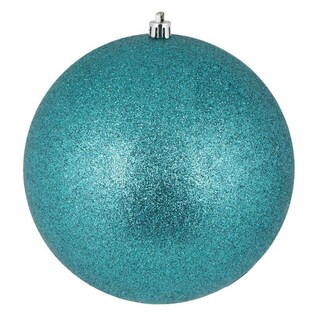 Foto 1 | Foto 1 | Adorno Para Árbol De Navidad, Bola Con Purpurina, Color Verde Azulado, Paquete De 4 Unidades - Venta Internacional.