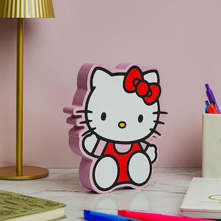 Foto 2 | Foto 2 | Cartel De Pared Plateado Buffalo Sanrio Hello Kitty Tamaño Grande Mdf Troquelado - Venta Internacional.