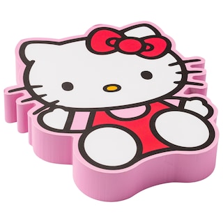 Foto 3 | Foto 3 | Cartel De Pared Plateado Buffalo Sanrio Hello Kitty Tamaño Grande Mdf Troquelado - Venta Internacional.