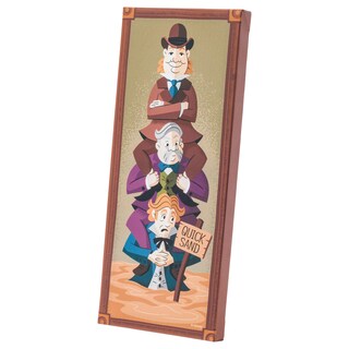 Foto 2 | Foto 2 | Set De Arte En Lienzo Para Pared Silver Buffalo Haunted Mansion 4 Piezas - Venta Internacional.