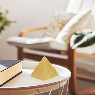 Foto 4 | Foto 4 | Estatua Piramidal Egipcia Stobaza De Resina Dorada De 5 3 Cm - Venta Internacional.