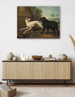 Foto 5 | Foto 5 | Cuadro Decorativo - Misse Y Luttine, 1729- Jean-baptiste Oudry - Fotografía - 69x92 - Impresión En Lienzo - Fine Art Tj