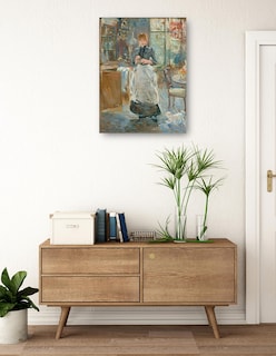 Foto 3 | Foto 3 | Cuadro Decorativo - En El Comedor- Berthe Morisot - Fotografía - 77x102 - Impresión En Lienzo - Fine Art Tj