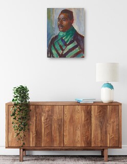 Foto 2 | Foto 2 | Cuadro Decorativo - Africano Con Pañuelo Verde (1916)- Edvard Munch - Fotografía - 46x61 - Impresión En Lienzo - Fine Art Tj