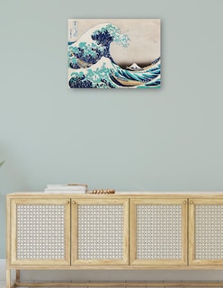 Foto 4 | Foto 4 | Cuadro Decorativo - La Gran Ola- Hokusai - Costa - 107x143 - Impresión En Lienzo - Fine Art Tj