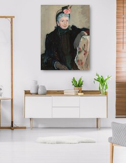 Foto 5 | Foto 5 | Cuadro Decorativo - Retrato De Una Anciana- Mary Cassatt - Fotografía - 69x92 - Impresión En Lienzo - Fine Art Tj
