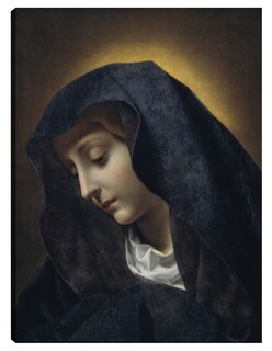 Foto 1 | Foto 1 | Cuadro Decorativo - La Virgen (1631 – 1686)- Carlo Dolci - Religión - 46x61 - Impresión En Lienzo - Fine Art Tj