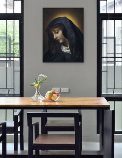Foto 4 | Foto 4 | Cuadro Decorativo - La Virgen (1631 – 1686)- Carlo Dolci - Religión - 46x61 - Impresión En Lienzo - Fine Art Tj