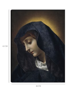 Foto 6 | Foto 6 | Cuadro Decorativo - La Virgen (1631 – 1686)- Carlo Dolci - Religión - 46x61 - Impresión En Lienzo - Fine Art Tj