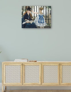Foto 4 | Foto 4 | Cuadro Decorativo - La Vía Del Tren- Edouard Manet - Religión - 77x102 - Impresión En Lienzo - Fine Art Tj