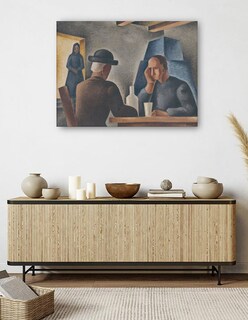 Foto 5 | Foto 5 | Cuadro Decorativo - En Una Posada (1927)- Mikuláš Galanda - Fotografía - 77x102 - Impresión En Lienzo - Fine Art Tj